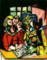 Two characters 3 1934 cubism Pablo Picasso
